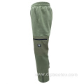 Custom Men's Cotton Rubber Patch Sports Sweatpants